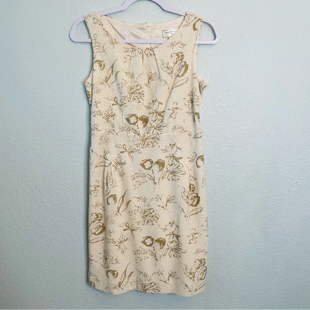 Anthropologie Moulinette Soeurs Cream Tan Open Back Dressy Mini Dress | Size 6 - Picture 1 of 8